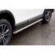 Защита порогов d=63 мм (НПС) для Toyota RAV4 2013-2018