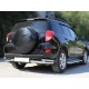 Защита заднего бампера "уголки" d-60+43 для Toyota RAV-4 2006-2009