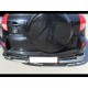 Защита заднего бампера "уголки" d-60+43 для Toyota RAV-4 2006-2009