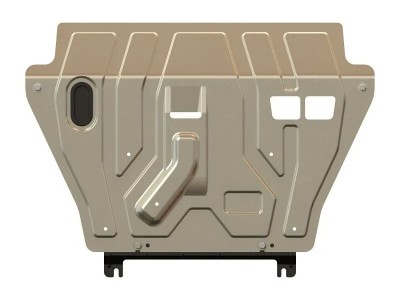 Защита картера двигателя, КПП (3 мм, алюминий) для Toyota RAV4 III 2005-2012 (V = 2.0; 2.2), Toyota RAV4 12/2012-10/2015 (V = 2.0 AT; 2.0 MT),Toyota RAV4 11/2015-2019 (V = 2.0 AT; 2.0 MT) №24.1897 CP