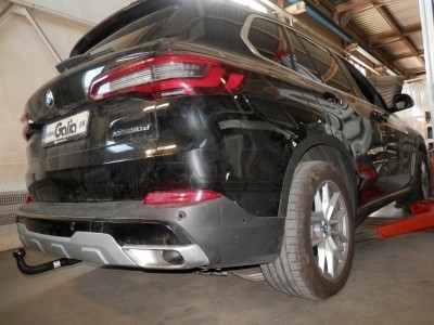 Фаркоп оцинкованный для BMW X5 G05 2018-н.в., BMW X7 G07 2019-н.в., BMW X6 G06 2019-н.в. быстросъемное крепление шара