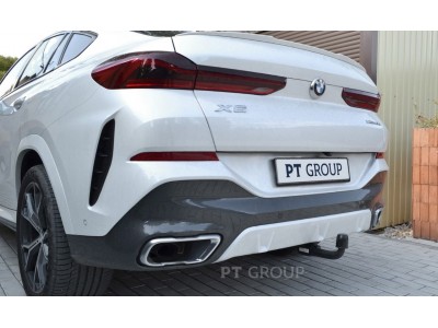 ТСУ Фаркоп PT GROUP, тип шара AV (вертикально съемный с ключом) для BMW X5 2018-2022 (кроме Long) / X6 2019-2022 / X7 2019-2022