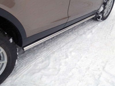 Пороги труба 60 мм для Land Rover Discovery Sport № LRDISSPOR15-04