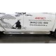 Пороги лист d-60 Технотек для Mitsubishi L-200 2007-2013