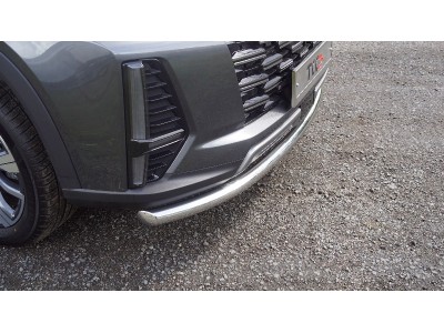 Защита передняя нижняя 60,3 мм (кронштейны из AISI 304) для Changan CS95 2.0L 4WD 2024-н.в.