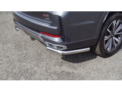 Защита задняя (уголки) 60,3 мм для Changan CS95 2.0L 4WD 2024-н.в.