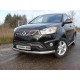 Защита передняя овальная 75х42 мм ТСС для SsangYong Actyon 2013-2021