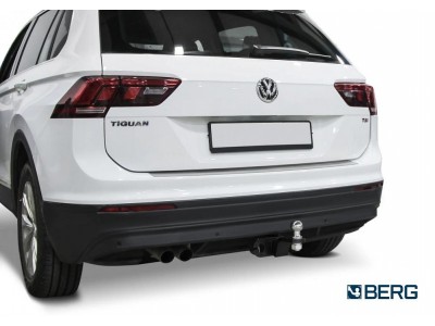 Фаркоп для Skoda Karoq 2017-н.в., Skoda Kodiaq 2017-2023, Volkswagen Tiguan 2016-2024 съемное крепление шара под американский квадрат