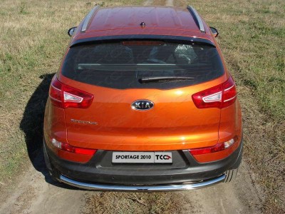 Защита заднего бампера центральная 60 мм для Kia Sportage № KIASPORT10-05