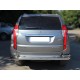 Защита задняя с уголками 76-43 мм для Mitsubishi Pajero Sport 2016-2020