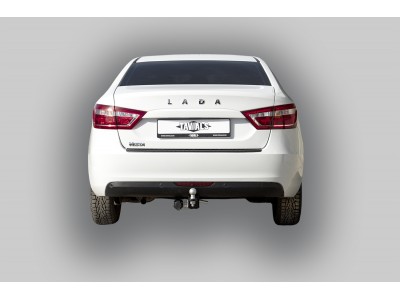 Фаркоп для Lada Vesta седан 2015-2022 съемное крепление шара под американский квадрат №T-VAZ-41E