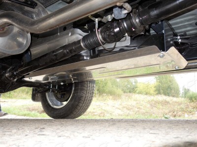 Защита бака ТСС алюминий 4 мм для Toyota Hilux № ZKTCC00157