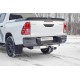 Фаркоп с нержавеющей накладкой для Toyota Hilux 2015-н.в. съемное крепление шара под американский квадрат
