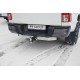Фаркоп с нержавеющей накладкой для Toyota Hilux 2015-н.в. съемное крепление шара под американский квадрат