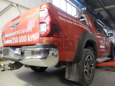 Фаркоп оцинкованный для Toyota Hilux 2015-н.в., JAC T6 2021-н.в., JAC T8 2018-н.в., JAC T8 Pro 2023-н.в., Sollers ST6 2023-н.в. быстросъемное крепление шара