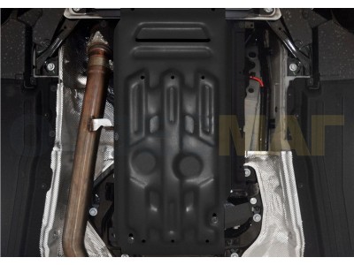 Защита картера и КПП Автоброня, сталь 2 мм для BMW X5/X6 2008-2019