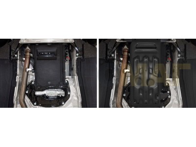 Защита картера и КПП Автоброня, сталь 2 мм для BMW X5/X6 2008-2019