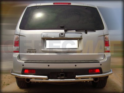 Защита заднего бампера 53 мм с боковой защитой для Honda Pilot № HPIL 3