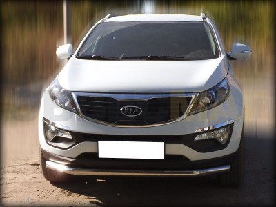 Защита переднего бампера 60 мм для Kia Sportage № KSP10_1