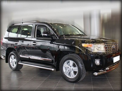 Защита штатного порога 53 мм для Toyota Land Cruiser 200 № LCN2012_7