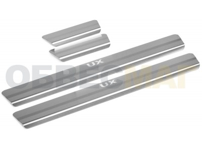 Накладки на пороги Rival, 4 шт для Lexus UX № NP.3201.3
