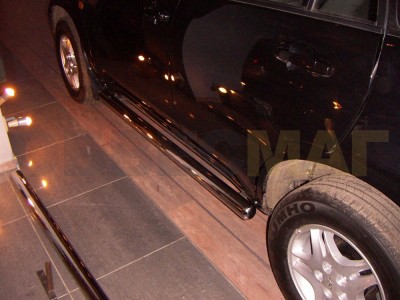 Пороги труба 60 мм для Chevrolet Niva № NSV 3