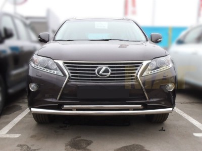 Защита передняя двойная 60-53 мм для Lexus RX270/350/450 № RX12_1.1