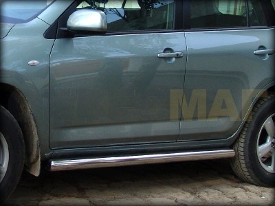 Пороги труба 76 мм для Toyota RAV-4 № TRN10 3