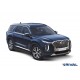 Порог-площадка "Black" F193ALB + комплект крепежа для Hyundai Palisade 2020-н.в., Kia Telluride 2019-н.в.