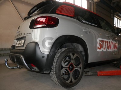 Фаркоп Galia шар С оцинкованный, быстросъемное крепление для Citroen C3 Aircross 2018-2021
