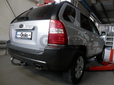 Фаркоп оцинкованный Galia шар BMA съёмный для Hyundai Tucson/Kia Sportage 2004-2010