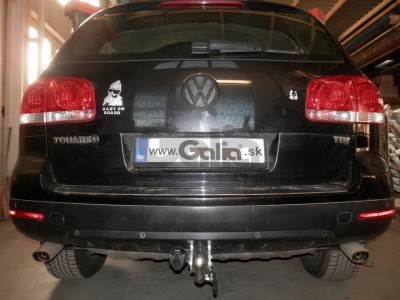 Фаркоп оцинкованный Galia шар C съемный для Volkswagen Touareg/Porsche Cayenne/Audi Q7 2002-2017