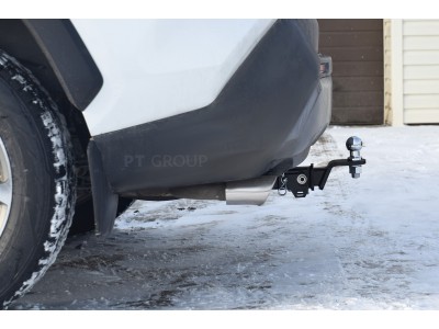 Фаркоп для Toyota RAV4 2019-н.в, Suzuki Across 2020-н.в. съемное крепление шара под американский квадрат