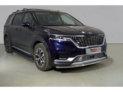 Защита переднего бампера 42 мм для Kia Carnival № KIACAR21-16