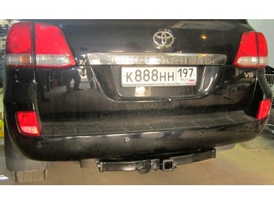 Фаркоп для Toyota Land Cruiser 200 2008-2021, Lexus LX 2008-2022 съемное крепление шара под американский квадрат №FA 0859-E