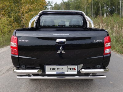 Защита кузова 75х42 мм для Mitsubishi L200 № MITL20015-46