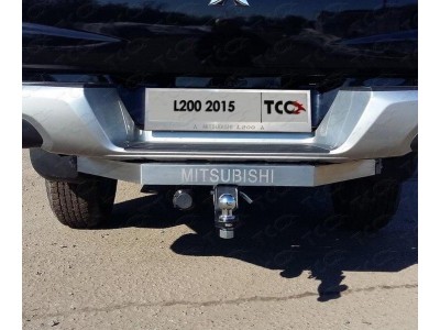 ТСУ Фаркоп ТСС усиленный с надписью Mitsubishi для Mitsubishi L200 № TCU00113